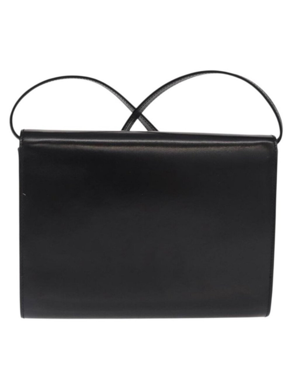 Authentic GUCCI Shoulder Bag Leather Black Gold 004 056 0209 - Picture 10 of 16